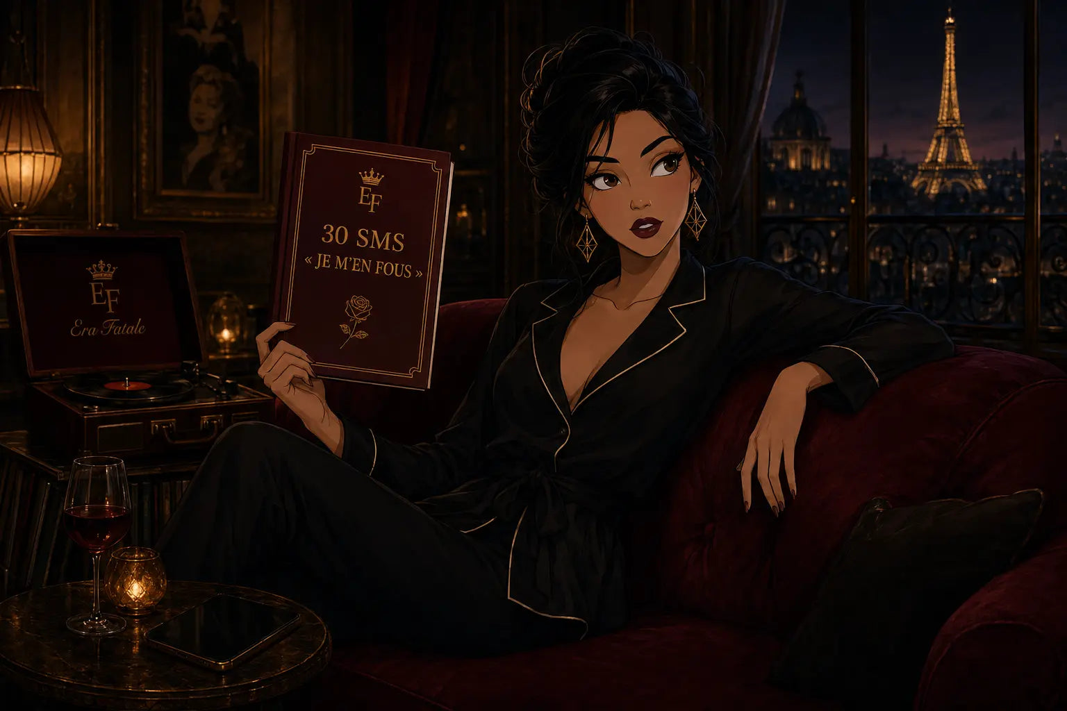 Couverture de l'e-book 30 SMS Je M'en Fous, Era Fatale